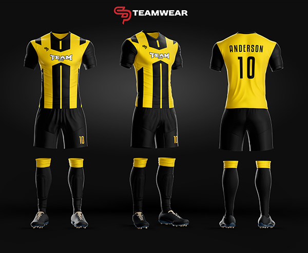 yellow-stripe - Team Uniforms Jerseys Sports Wear